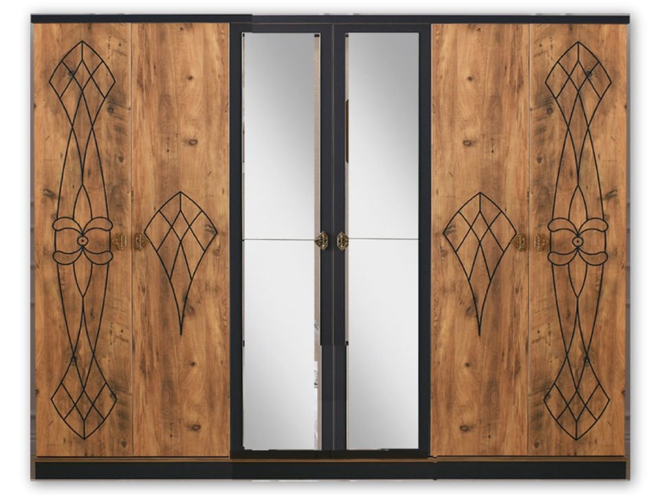 Sefabella Crystal 6 Kapılı Dolap